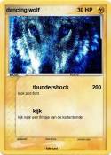 dancing wolf