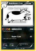 Skateboard Cow