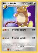 Raichu d'Alola