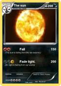 The sun