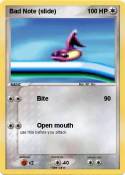 Bad Note (slide