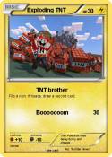 Exploding TNT