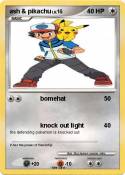 ash & pikachu