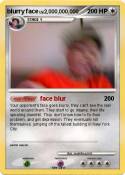 blurry face