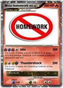M no homework