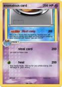anomalous card