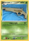 gun en bois