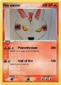 Fire warrior