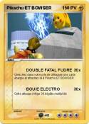 Pikachu ET BOWS