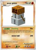 snow golem
