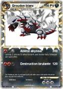 Groudon blanc