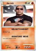 the rock