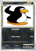 black penguin