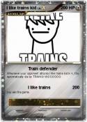I like trains