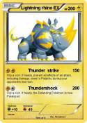 Lightning rhino