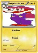 Weegee colorles