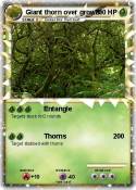 Giant thorn