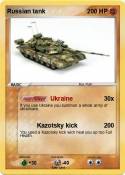 Russian tank