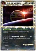END OF WORLD