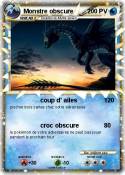 Monstre obscure