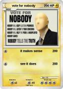 vote for nobody