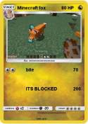 Minecraft fox