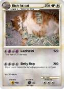 Rich fat cat