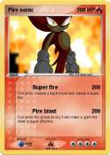 Fire sonic