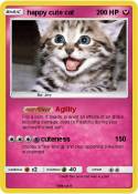 happy cute cat