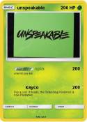 unspeakable