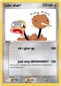 poke what?