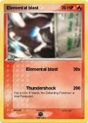 Elemental blast