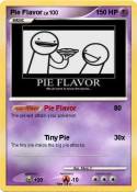 Pie Flavor