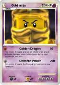 Gold ninja