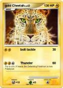 gold Cheetah