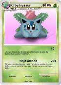 Kirby Ivysaur