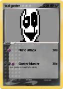 w.d gaster