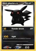 black pikachu