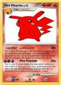 Fire Pikachu
