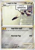 I want to fap