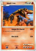 black t rex