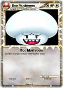 Boo Mushroom