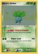 Skylar's Oddish