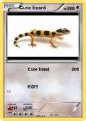 Cute lizard