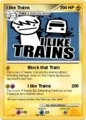 I like Trains