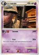 k.o naruto