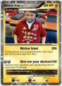 Sticker boy