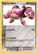 Kirby in a Mech