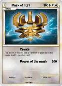 Mask of light