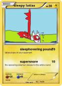 sleepy latias